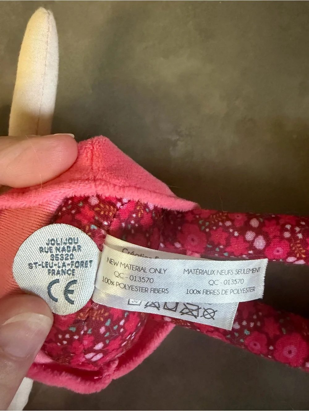 Jolijou Paris French Pink Pajama Party Doll Les Pipelettes Fushia Pyjama Party